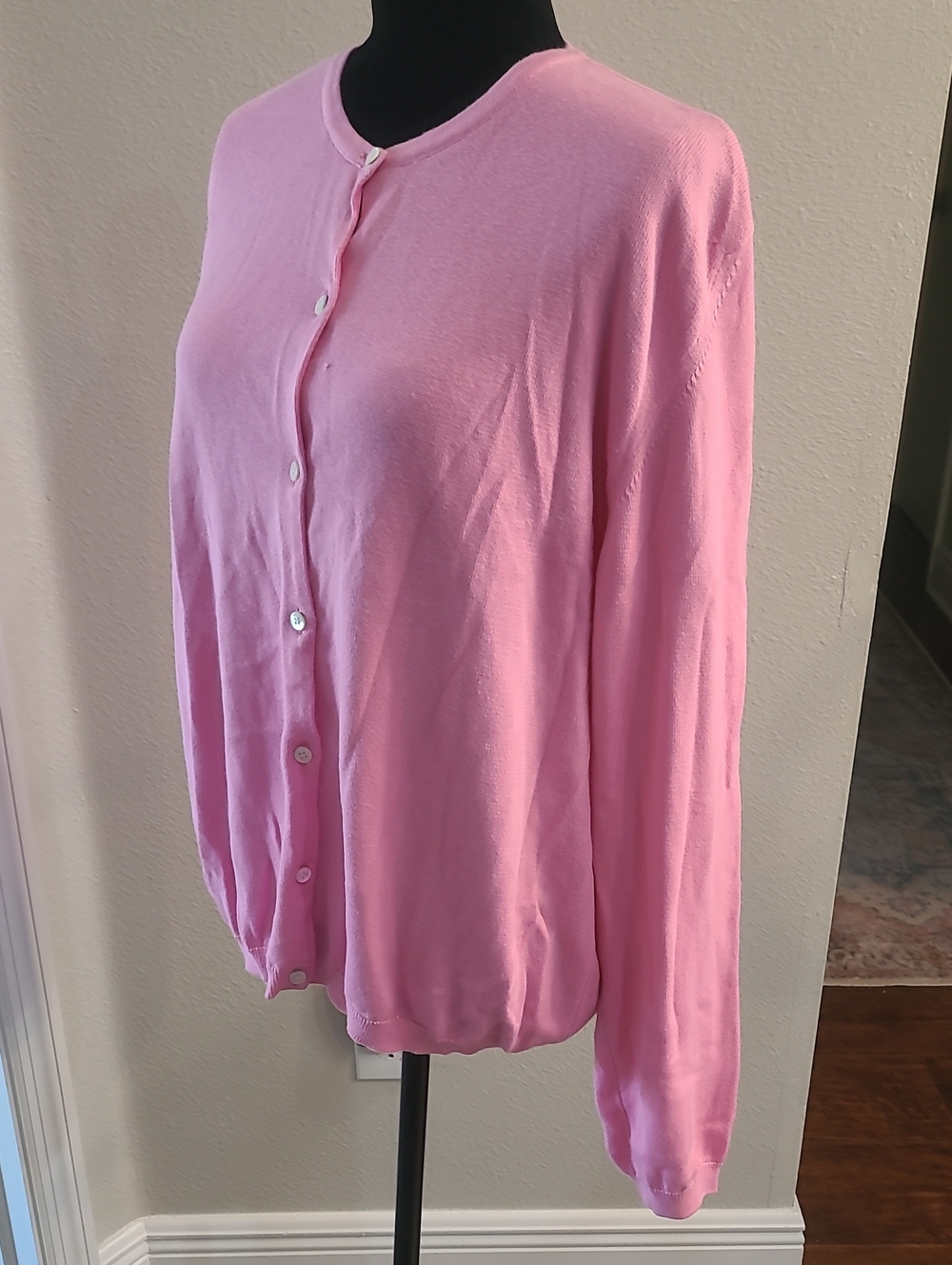 Lilly Pulitzer Pink Button-Front Cardigan Y2k Size Xl